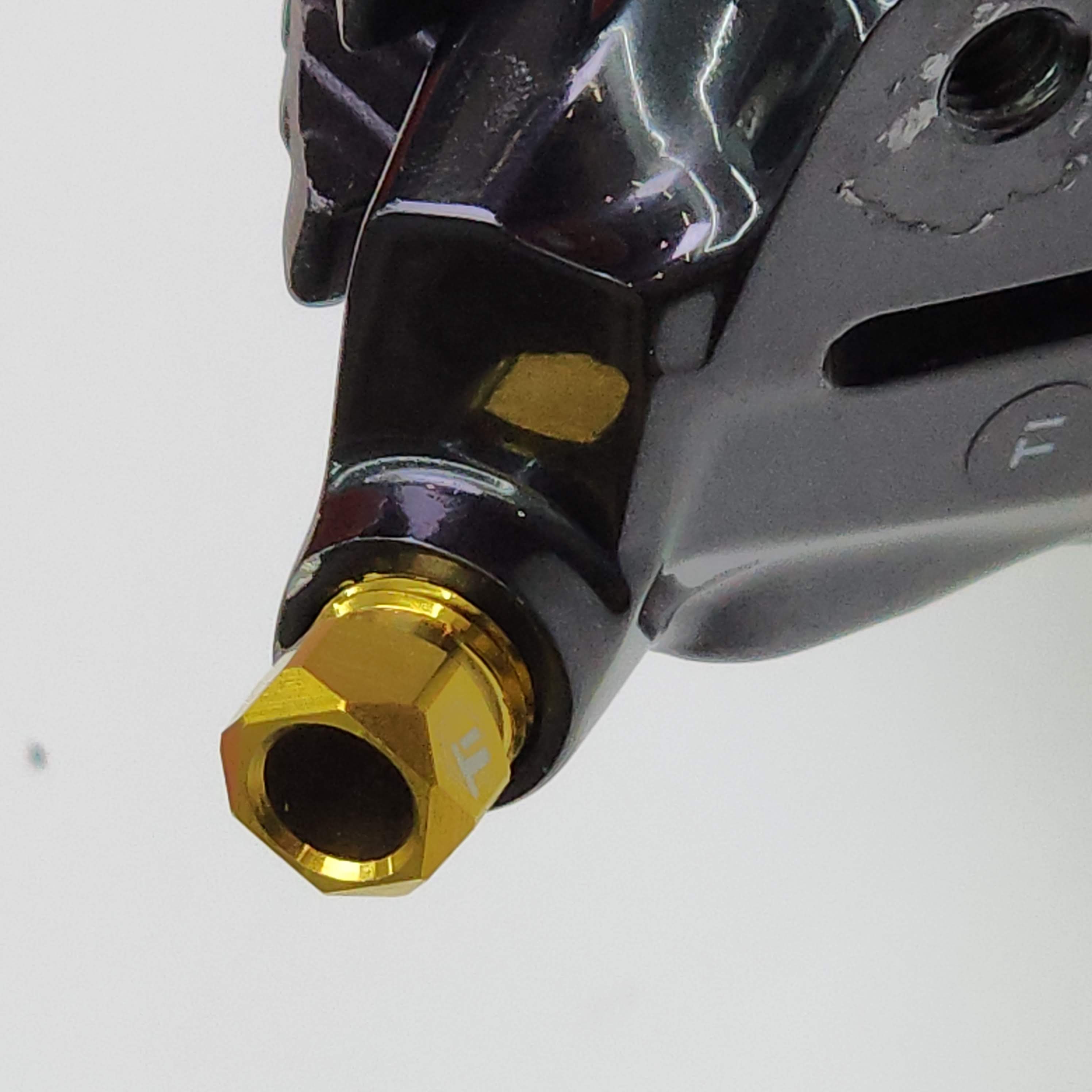 Hydraulic Disc Brake Caliper Hose Nut | Shimano & SRAM | Titanium