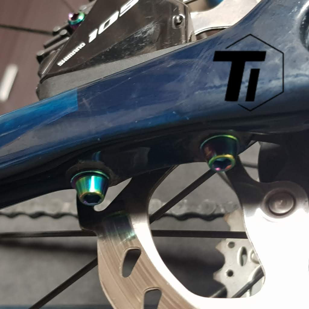 Titanium Bolt for Road Disc Brake Caliper Mount | R9270 R8170 R9170 R8070 R7170 105 Ultegra Dura Ace Sram Red E1 Force Rival Apex