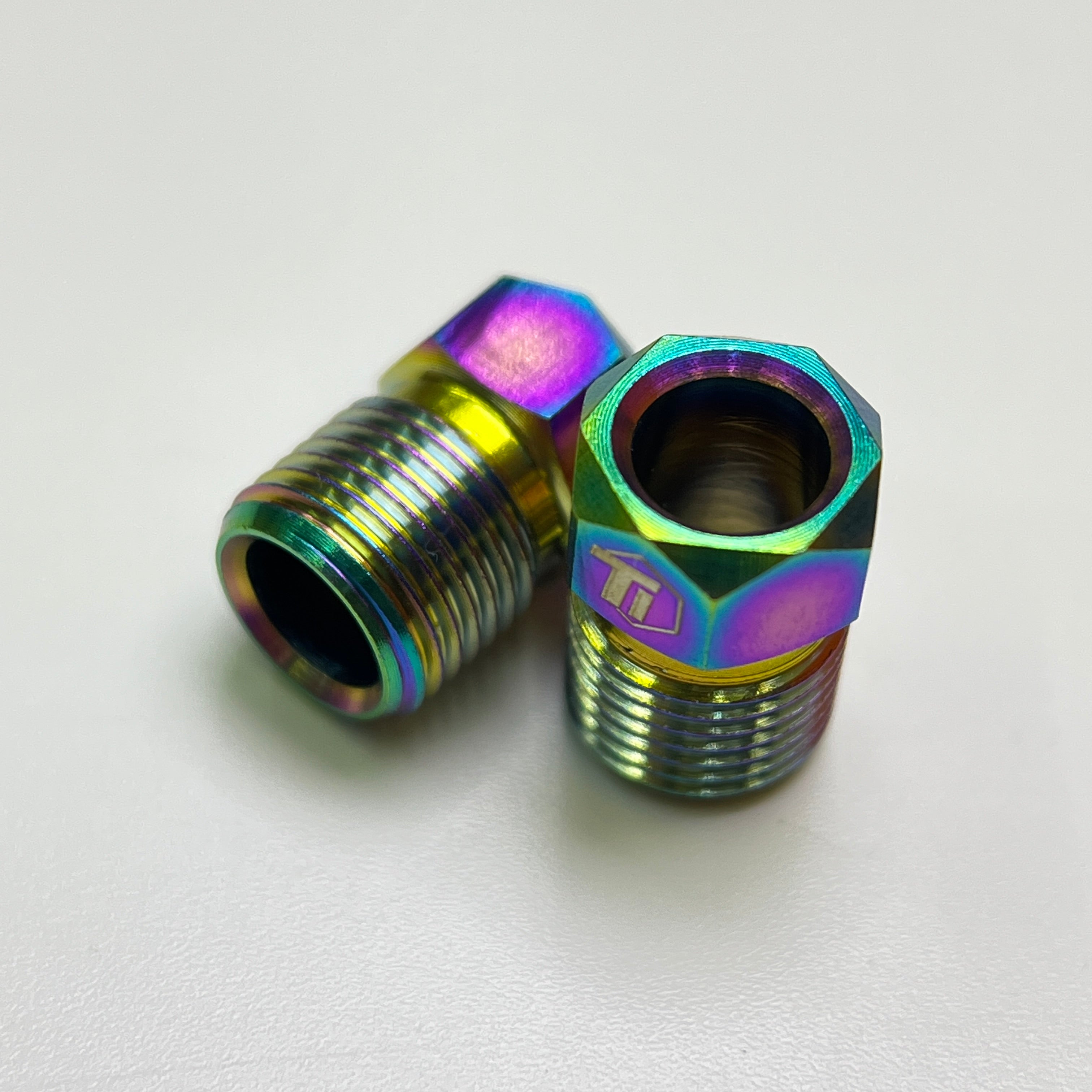 Hydraulic Disc Brake Caliper Hose Nut | Shimano & SRAM | Titanium