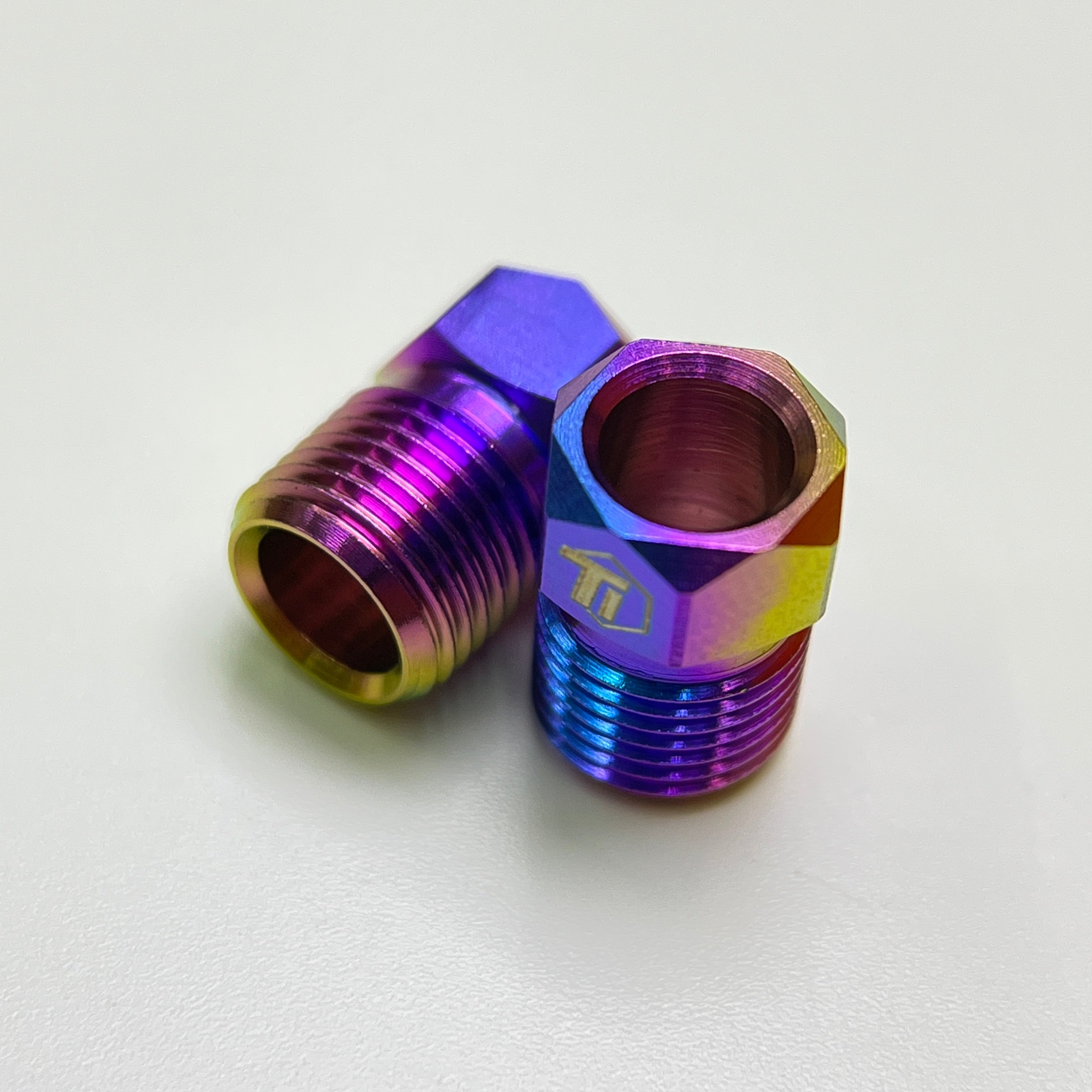 Hydraulic Disc Brake Caliper Hose Nut | Shimano & SRAM | Titanium