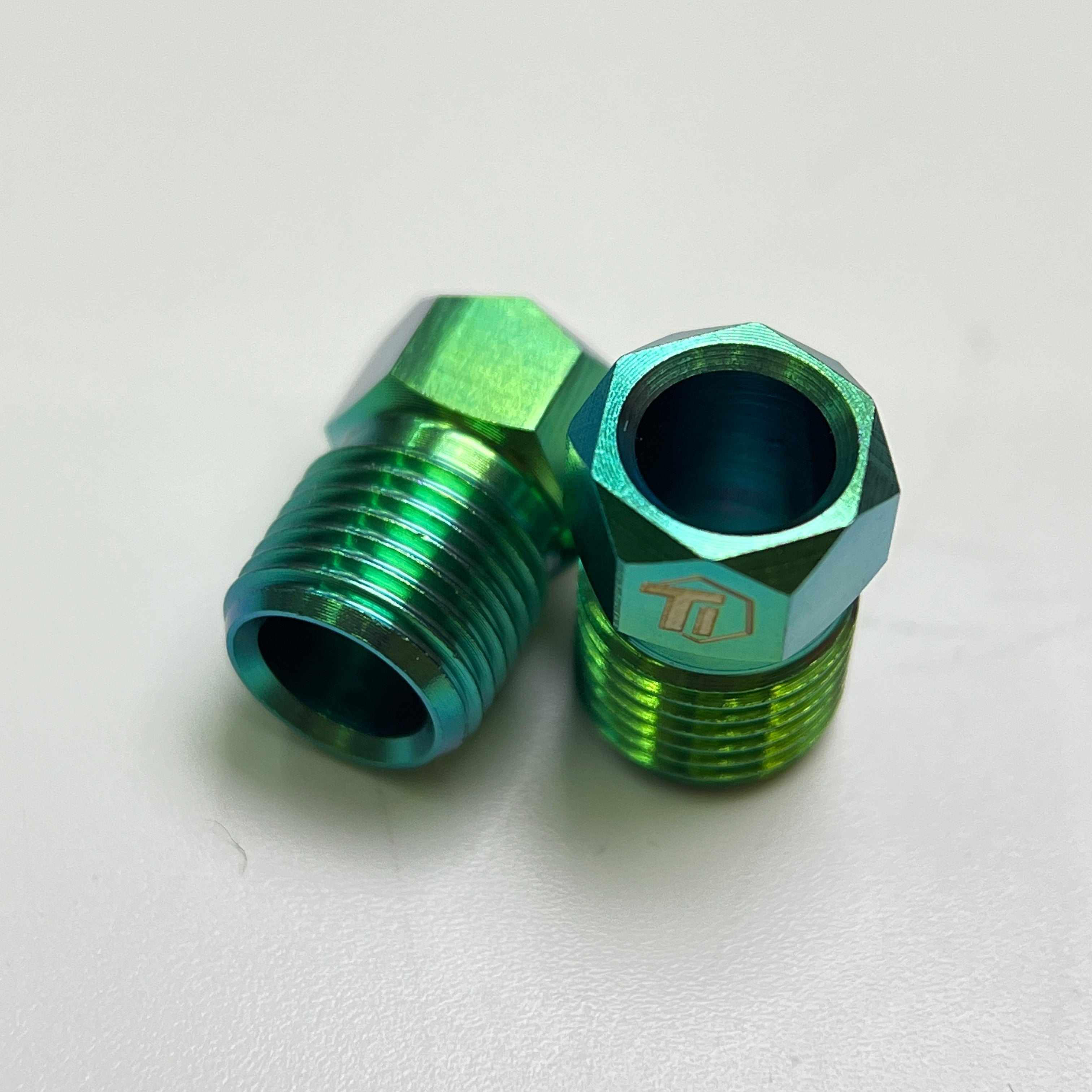 Hydraulic Disc Brake Caliper Hose Nut | Shimano & SRAM | Titanium