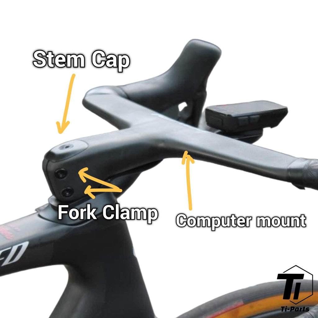Roval Rapide Integrated Handlebar Cockpit Titanium Upgrade Kit